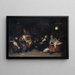 Women plucking geese - Max Liebermann — framed artwork on a wall