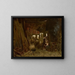 Atelier de Zimmermann La famille du bûcheron - Max Liebermann — framed artwork on a wall