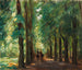 Two horsemen in the alley near Sakrow - Max Liebermann — artwork view