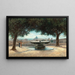 Rome view of the city from the Villa Médicis fountain - Max Merker — framed artwork on a wall