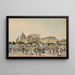 the Old Naschmarkt and Karlskirche - Max Neubauer — framed artwork on a wall