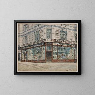Antiquariat Plaschka - Max Neubauer — framed artwork on a wall