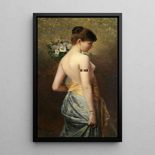 Flore - Max Nonnenbruch — framed artwork on a wall
