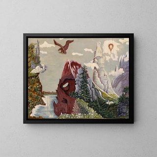 Nirvana Painting - Max Reyher — framed artwork on a wall