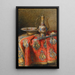 Oriental antique still life - Max Schedl — framed artwork on a wall