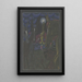 Dreamlike and animal shapes - Max Schwerdtfeger — framed artwork on a wall