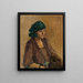 Portrait of a Lady - Max Slevogt — framed artwork on a wall