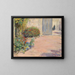 Path of the garden road towards the summer house of Godramstein - Max Slevogt — framed artwork on a wall