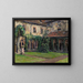 Cloître de l'abbaye des Augustins à Landau II - Max Slevogt — framed artwork on a wall