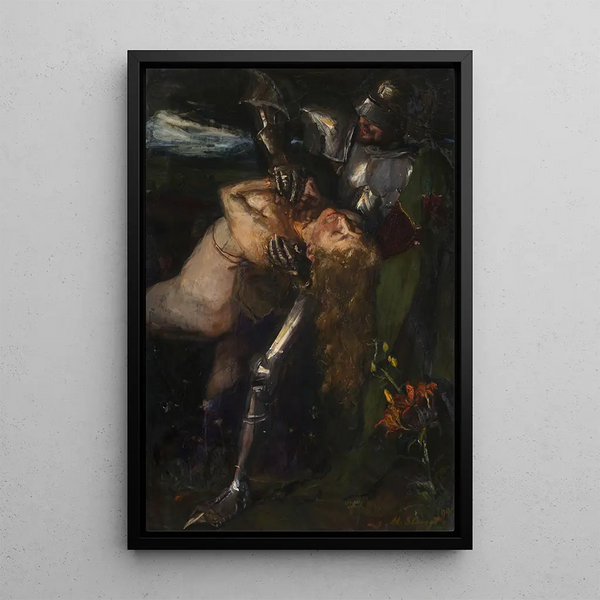 Adventure of Lady - Max Slevogt — framed artwork on a wall
