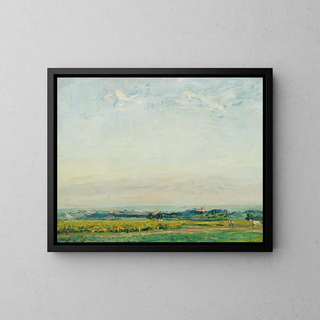 Landscape of the Palatinate - Max Slevogt — framed artwork on a wall