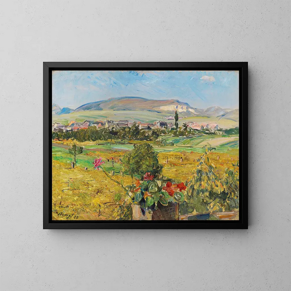 Landscape Palatine - Max Slevogt — framed artwork on a wall