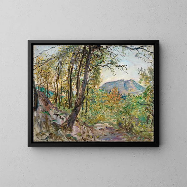 Landscape Painting Palatine - Max Slevogt — framed artwork on a wall