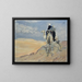 Sandstorm in the Libyan Desert - Max Slevogt — framed artwork on a wall