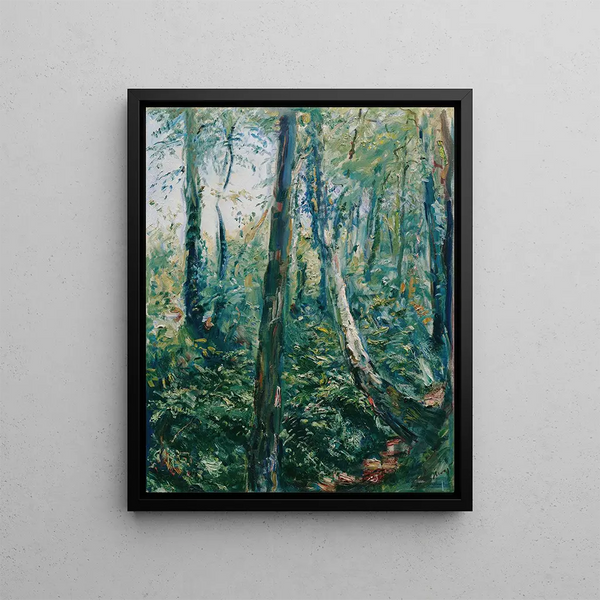 Waldweg - Max Slevogt — framed artwork on a wall
