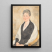 Portrait of a lady - Max Stern — framed artwork on a wall