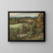 View of Saint-Sauveur sur la Prien - Max Tresenreuter — framed artwork on a wall