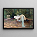 Coffee Time in the Garden - Max Uth — framed artwork on a wall