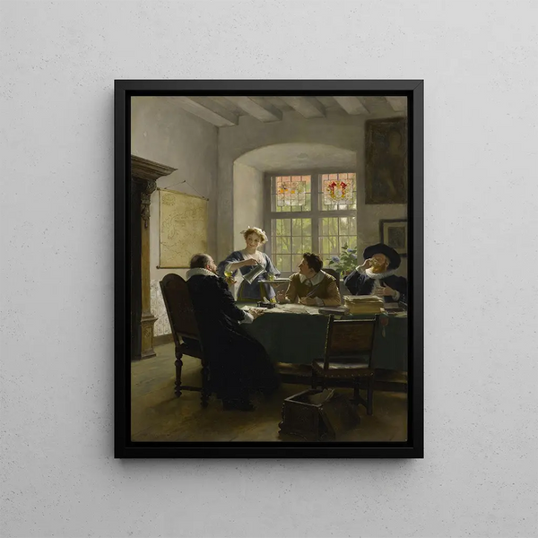 and Toast - Max Volkhart — framed artwork on a wall