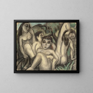 Nude - Max Weber — framed artwork on a wall