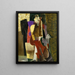 The Cellist - Max Weber — framed artwork on a wall