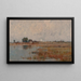 Marais du Potomac with the United States Capitol in the distance - Max Weyl — framed artwork on a wall