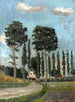 Allée dans la région de Dachau - Max Zettler — artwork view