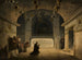Interior of the crypt of the Nativity Church in Bethlehem - Maxim Nikiforovich Vorobiev — artwork view