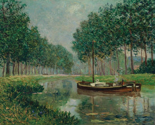 Chaland sur le canal - Maxime Maufra — artwork view