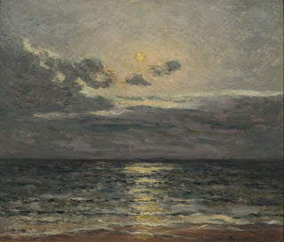 Moon Effect Painting - Maxime Maufra — artwork view