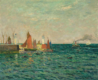 Entrance to the Palais port - Maxime Maufra — artwork view