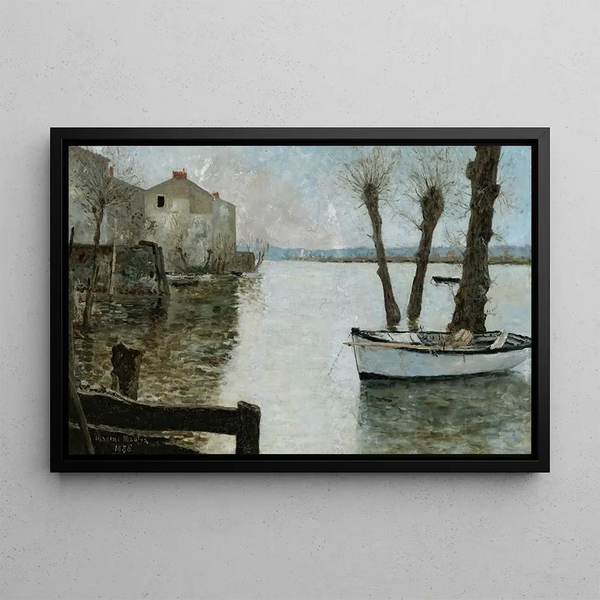 Flooding - Maxime Maufra — framed artwork on a wall