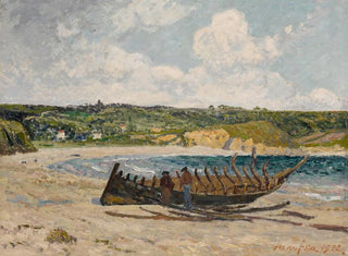 The Old Boat at Morgat - Maxime Maufra — artwork view