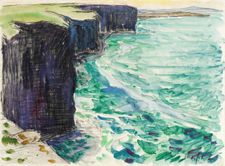 The Cliff - Maxime Maufra — artwork view