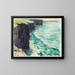 The Cliff - Maxime Maufra — framed artwork on a wall