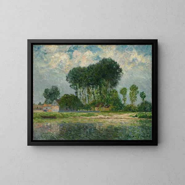 La Rivière - Maxime Maufra — framed artwork on a wall