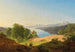 a scene on Lake Starnberg with the Starnberg Castle and the Rose Island in the background - Maximilian Haushofer — artwork view