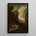 The Temptation of Christ and the present angels - Maximilian Joseph Schinnagl — framed artwork on a wall