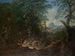 Landscape painting of a forest in the morning - Maximilian Joseph Schinnagl — artwork view