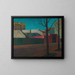 Periphery of the big city - Maximilian Reinitz — framed artwork on a wall