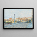 View of Vienna from the outer gate of the castle - Maximilian Suppantschitsch — framed artwork on a wall