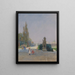 View of Vienna from the Upper Belvedere - Maximilian Suppantschitsch — framed artwork on a wall