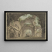 the Roman ruins hall of the basilica of Constantine - Maximilian von Verschaffelt — framed artwork on a wall