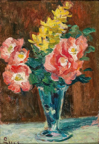 Maximilien Luce - Vase With Flowers.webp