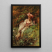 A shepherdess - Maynard Brown — framed artwork on a wall