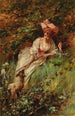 A shepherdess - Maynard Brown — artwork view
