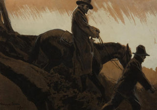 Maynard Dixon - Homeward Bound Sandhill Camp.webp