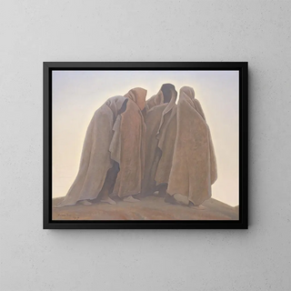 Forms of Fear - Maynard Dixon — framed artwork on a wall