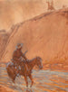 The Fugitive's Horse Dives into the Deep Water - Maynard Dixon — artwork view