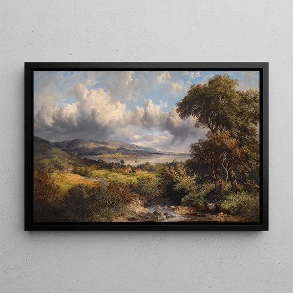 The Forth from Stirlingshire - McNeil Macleay — framed artwork on a wall